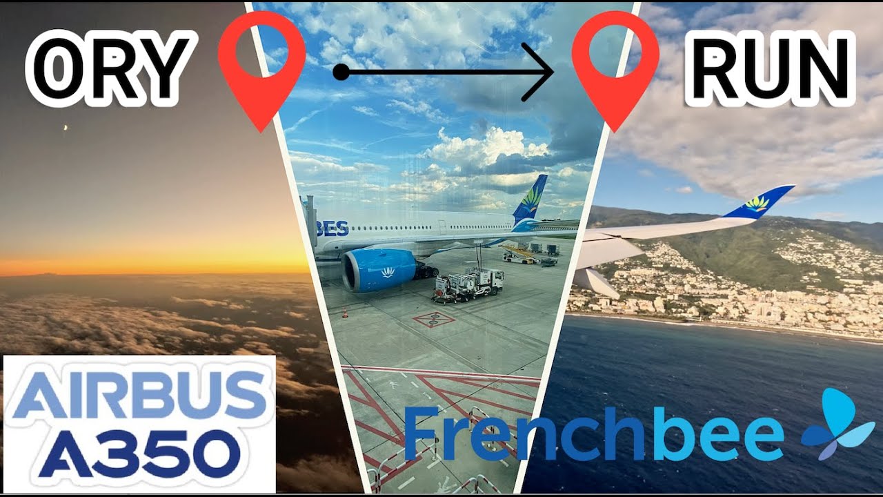 French Bee flight BF700 ORY-RUN. economic class