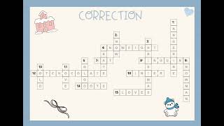 Winter crosswords