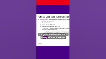 Critical Microsoft Vulnerability Disclosed #shorts