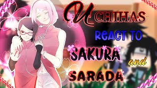 : Uchihas Reacts To Sakura and Sarada | SasuSaku | GCRV | #naruto #sasusaku #uchihaclan