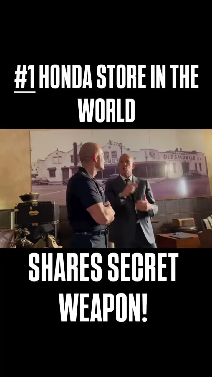 #1 HONDA STORE IN THE WORLD SHARES SECRET WEAPON