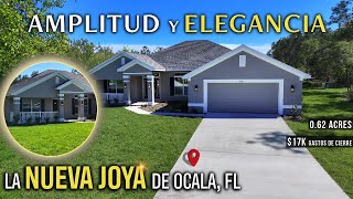 ¿La Casa PERFECTA en Ocala, FL?: Grande, Elegante y a Precio ACCESIBLE | 0.62 ACRES