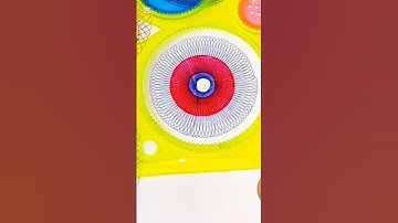 Spirograph Art design /childhood memories of Asmr sound #spirographdesignpattern #satisfying #art