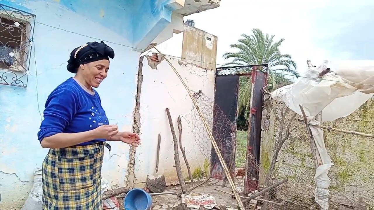 أجيو تشوفو الكارثة لي وقعات ليا فدجاجي 🫢 #البادية #اكسبلور #طبخ #أجواء_الطبيعة #food #cooking 