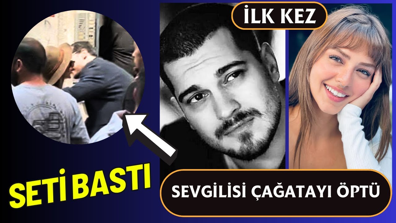 Подруга Чагатая Улусоя ворвалась на съемочную площадку и поцеловала его. Что происходит?