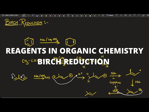 BIRCH REDUCTION - MECHANISM | REAGENTS IN ORGANIC CHEMISTRY | NAME REACTION