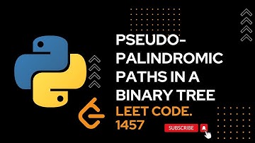 1457. Pseudo-Palindromic Paths in a Binary Tree "Python" | LeetCode