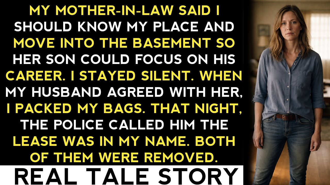 MY MOTHER-IN-LAW TOLD ME TO “KNOW MY PLACE.” MY HUSBAND AGREED—SO I HAD THEM REMOVED