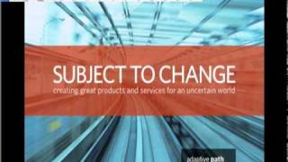 O'Reilly Webcast: Adaptive Path's Subject to Change