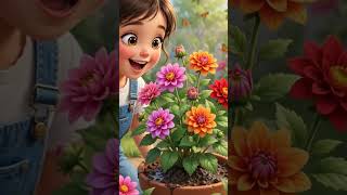 Maya vit une plante qui se fanait. #contenuenfants #éducatif #enfance #jeunesse