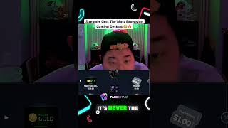 Streamer Gets The Most Expensive Gaming Desktop😳🔥 #feedshorts #twitch #streamer