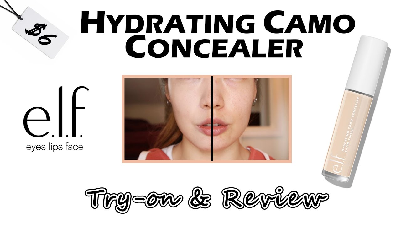 ELF HYDRATING CAMO CONCEALER | Try-on & Review | AERIN