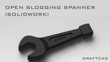 How to make Open slogging spanner in solidwork #Solidwork Tutorial