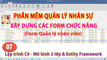 [HRM] Bài 07 - Xây dựng form Quản lý nhân viên | Phần mềm quản lý nhân sự | KhoaiCodeTV