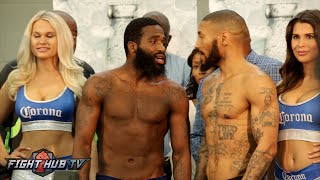 Adrien Broner vs. Ashley Theophane Complete Weigh In and Face Off Video
