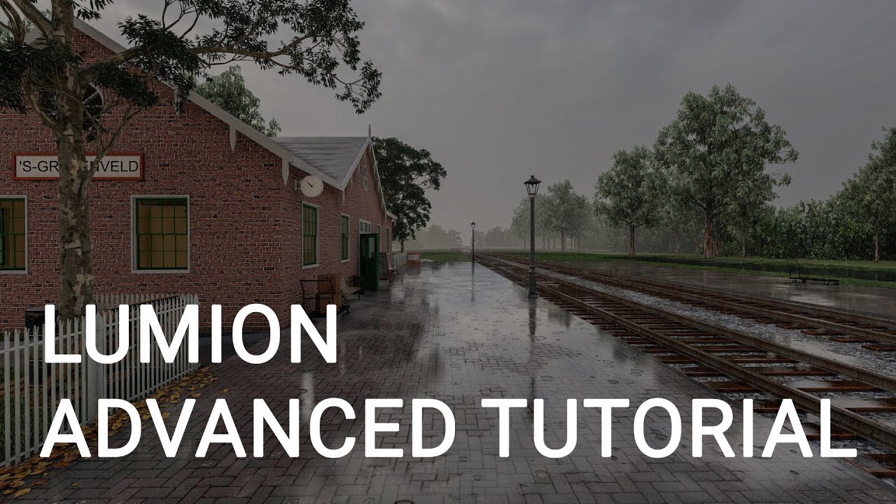 Lumion Pro Advanced Tutorial | Making Train Station