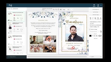 Customizing Text in Funeral Program Templates