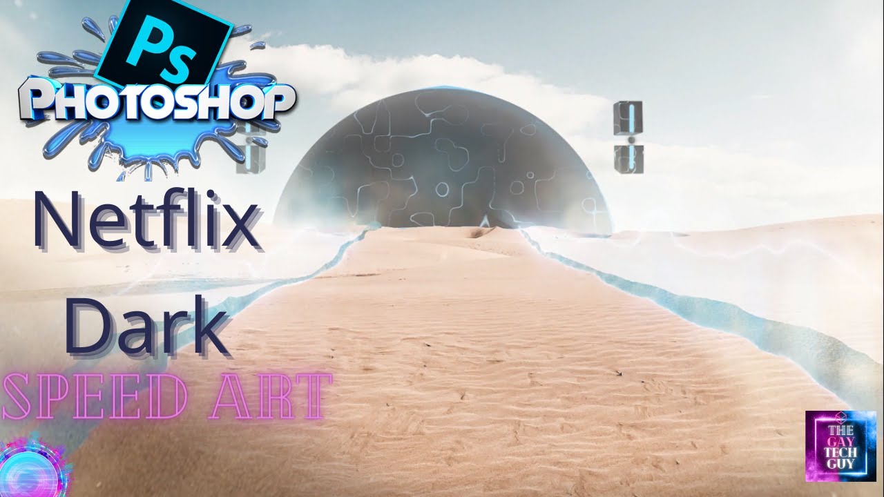 Photoshop Time-lapse-Netflix Dark - Concept Art Environment Design