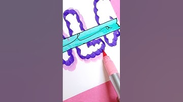 Hala Name Lettering ✨❤️ #shorts #artist #art #youtubeshorts