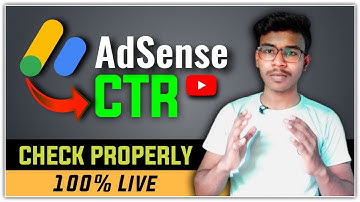 How To Check YouTube AdSense CTR Properly - How To Check CTR In Google AdSense - CTR Kaise Dekhe ?