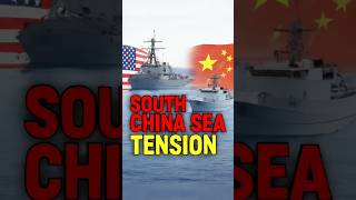 South China Sea Tension: U.S. vs China 🚢🔥 #China #MilitaryNews