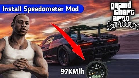 How To Get & Install Speedometer Mod For GTA San Andreas On Android | In Hindi/Urdu | Analog Mod