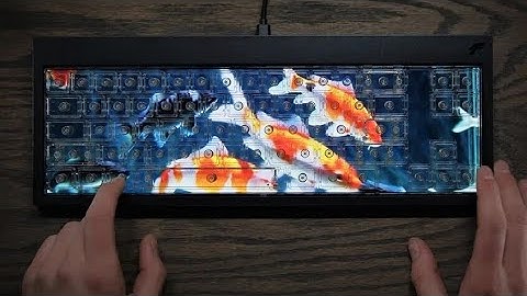 Finalmouse Centerpiece Keyboard Is FINALLY HERE! 2K display under the keys & interactive animations