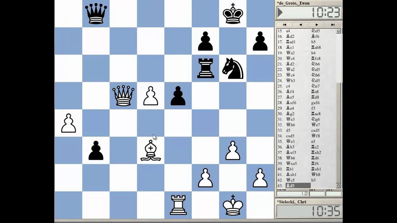 The critical moment decides - two of my league games
