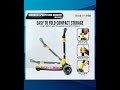 Kidsmate Speedy Kick Scooter for Kids (ISI Certified) with LED Wheel Lights, Height Adjustable Ha...