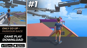 Only up! Climb by Jump in Sky Gameplay | New Simulator Game Download (Android, iOS)