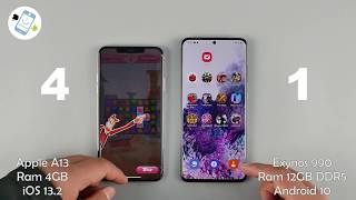 Speedtest Samsung Galaxy S20 Ultra vs iPhone 11 Pro Max : iPhone is NOT THE BEST no more