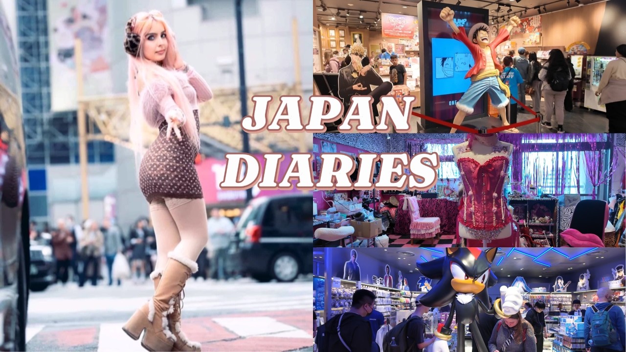a day in japan | gyaru make over and photoshoot, shibuya shopping and eating sushi!