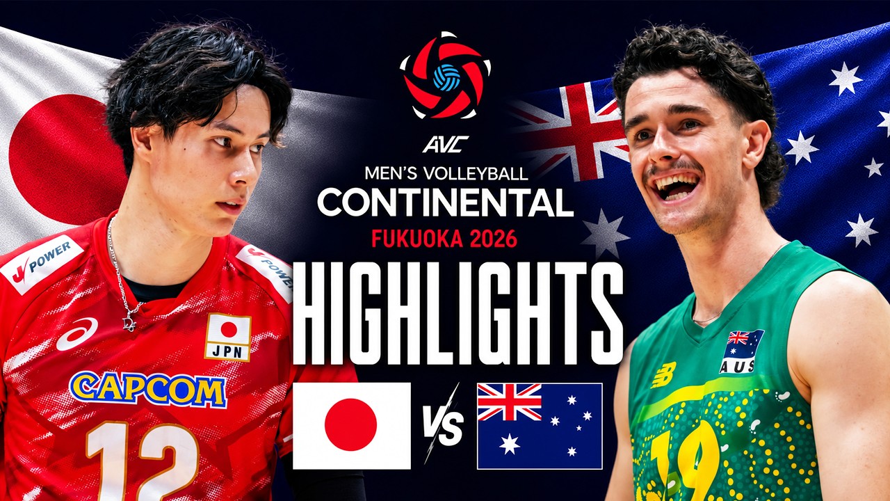 Japan 🇯🇵 vs Australia 🇦🇺 | Highlights | AVC Men's Continental Championship 2026