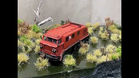 🔥ZIL-E167 All-Terrain Vehicle in the SwampDiorama #shorts #youtubeshorts #entertainment #dly&crafts