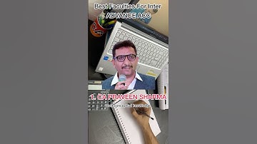 Ca inter Faculties for Advanced Accounting #ca #caintermediate #cainter