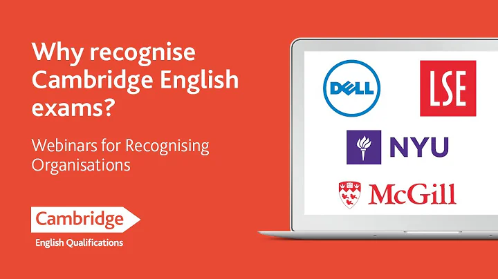 Why recognise Cambridge English exams?