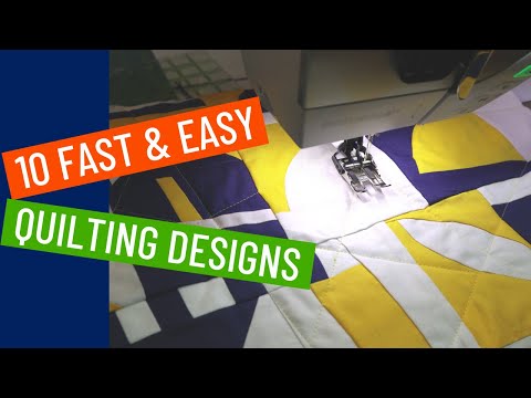 🏅 🥳 10 Fast & Easy Quilting Designs - Finish Your Quilt