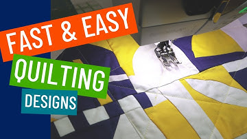 🏅 🥳 10 Fast & Easy Quilting Designs - Finish Your Quilt