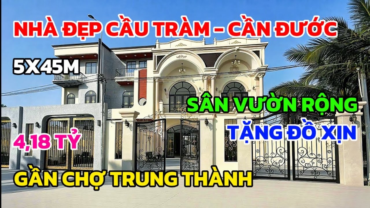 Nhà lầu sân vườn rộng 5x45m đất thổ | quá đẹp, quá rẻ, an cư ven TPHCM | Thích hợp nghỉ dưỡng đầu tư