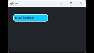 How to create Round TextBox Control in WinForms and C#