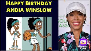 Happy Birthday To Andia Winslow 