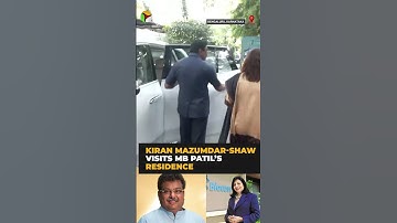 Biocon’s Kiran Mazumdar-Shaw meets Karnataka minister MB Patil | #shorts