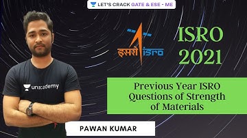 L6 | Previous Year ISRO Questions of Strength of Materials | #ISRO_2021