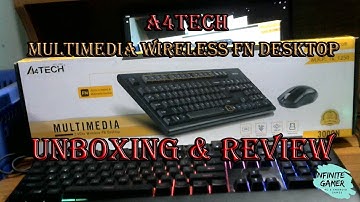 (Unboxing & Review ) A4TECH Wireless Keyboard & Mouse Combo