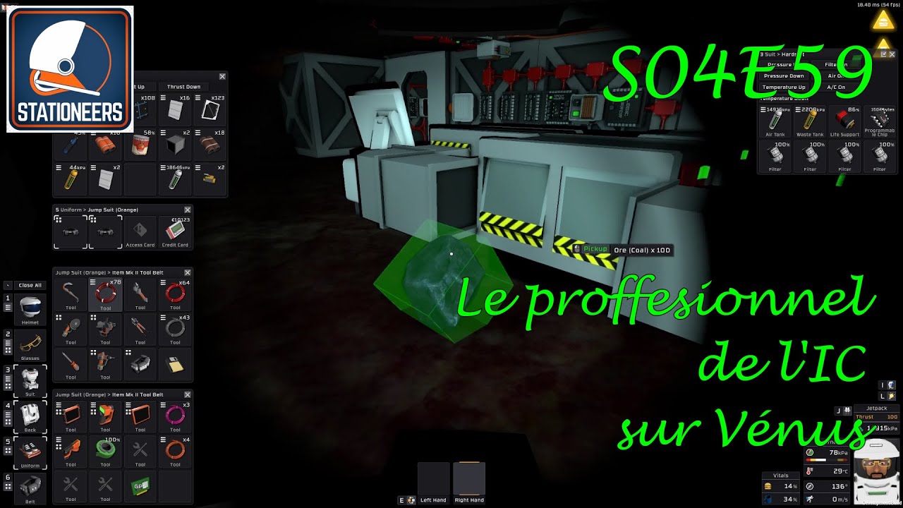 Sorter fonctionnel | Let's Play Stationeers [FR] S04E59 