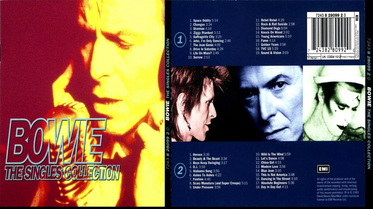 Bowie – The Singles Collection Disc One - YouTube