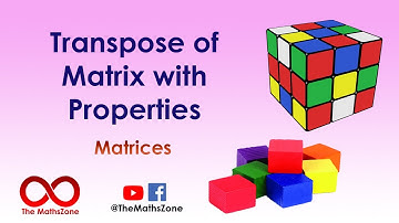 Transpose of Matrix with Properties - Matrices | Urdu/Hindi | Shahid Kourejo