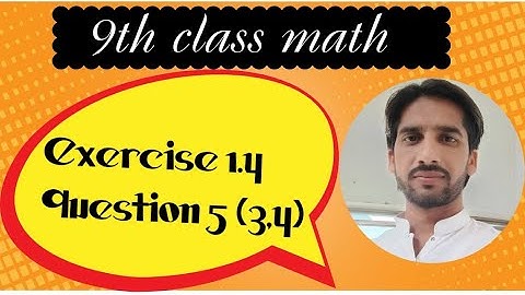 Class 9th Math Unit 1 Exercise 1.4 Question 5 (iii,iv) - Nine class Mathematics E.X 1.4 q5 - PTB