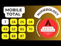 Lucky Mobile Number Total 7 Combination Mulank 7 Driver  Birth Number 7 ,16, 25, 34, 43, 70, 79, 88