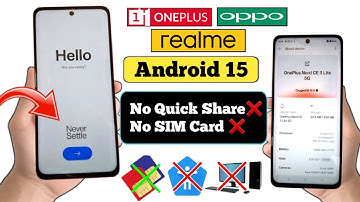 OPPO / REALME / ONEPLUS Android 15 FRP BYPASS WITHOUT PC | After Reset No Again Lock | Android 15